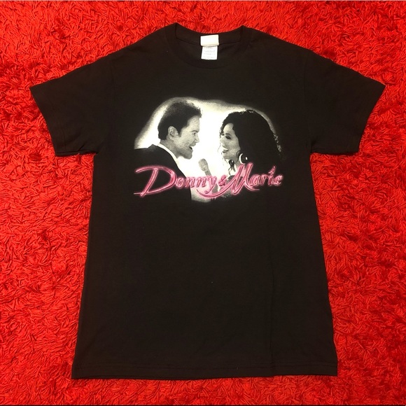 ❗️Vintage Unisex Donny & Marie Song Titled T-Shirt❗️ - Picture 1 of 6